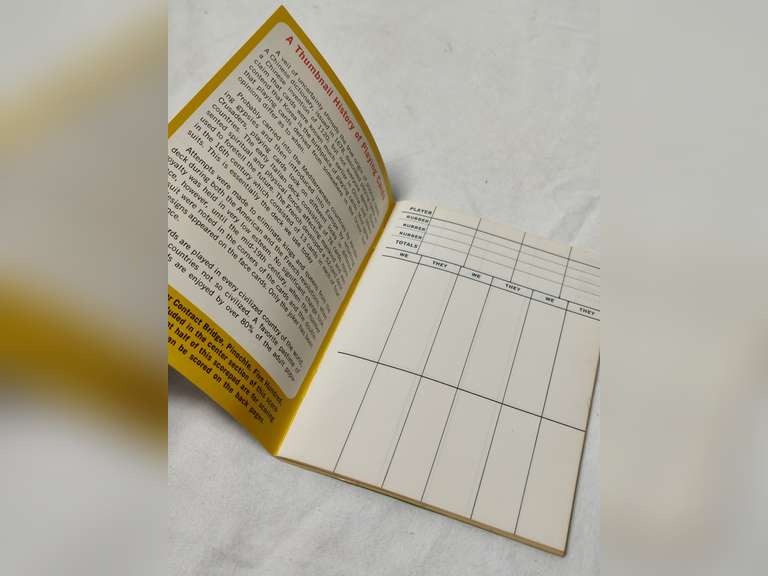 1970s White Castle Bridge score book and 1964 baseball rule book
