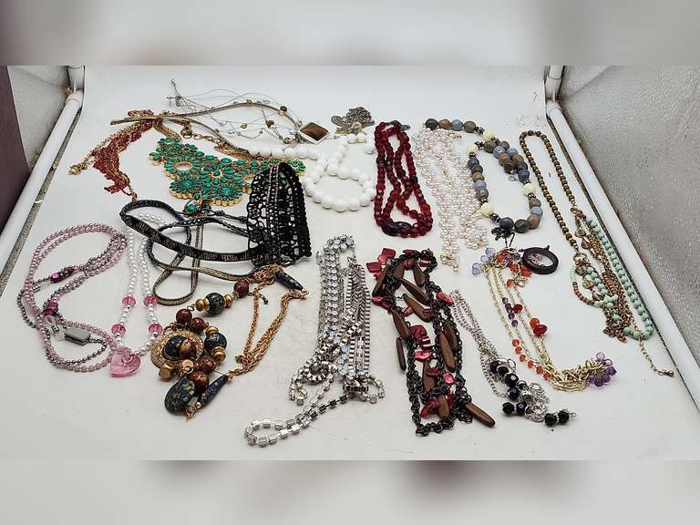 Costume jewelry, necklaces and more