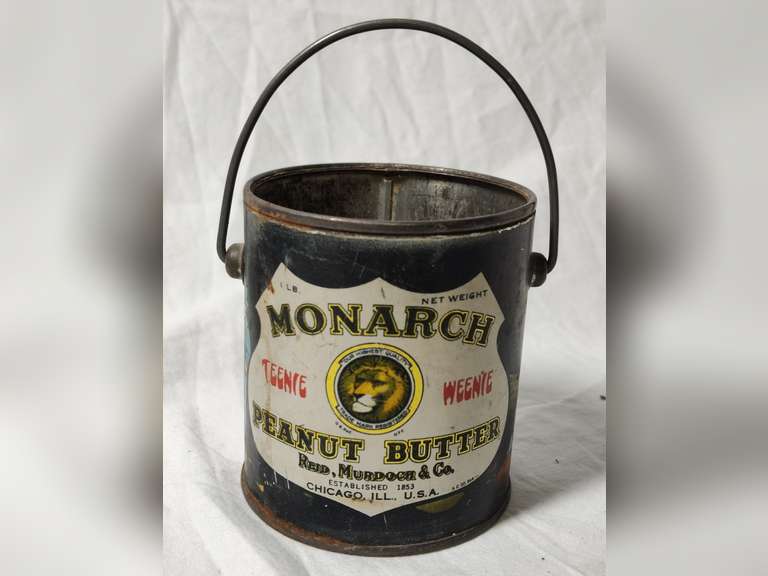 Monarch Peanut Butter tin