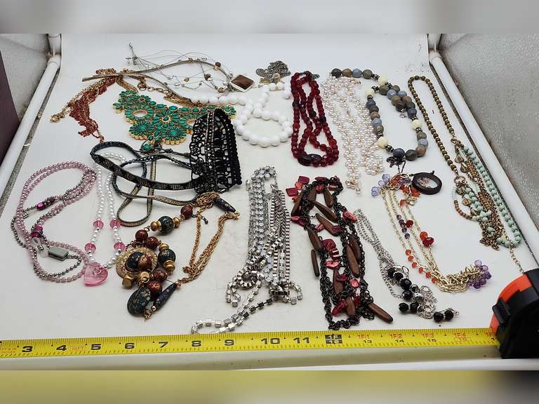 Costume jewelry, necklaces and more