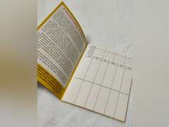 1970s White Castle Bridge score book and 1964 baseball rule book