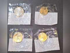 1970s Dimes, 1992 & 2000s Nickels, 1982 Lincoln Cents,  1986 Liberty Half Dollar,  2003 Uncirculated Kennedy Half Dollar and Sacagawea Dollar Set