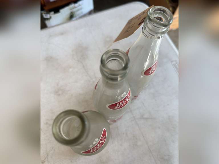 3 Big Red commemorative bottles for 1980 National Champion Louisville Cardinals