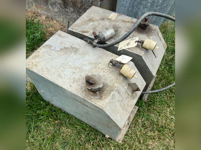Two diesel fuel tanks