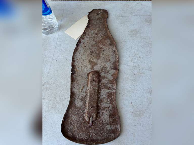 Metal Coca Cola thermometer. See photos for condition.