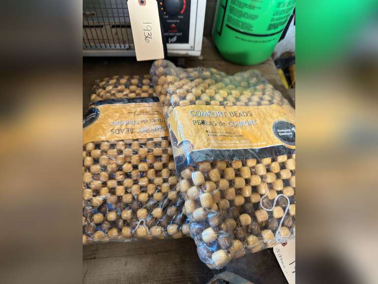 Two new package seat cover comfort beads