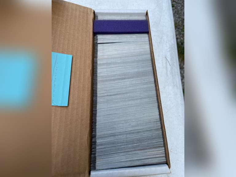 7 Boxes & 3 sandwich bags of collectible football cards.