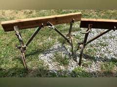Antique sawhorses