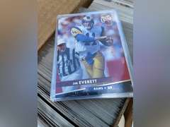 7 Boxes & 3 sandwich bags of collectible football cards.