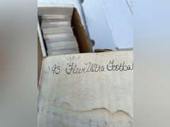 7 Boxes & 3 sandwich bags of collectible football cards.