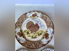 King Tom, a 72’ American tradition  plates (3), Maruta Ware (3), pie plates (2) and 1 vintage K&G Luneville France plate.