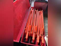 Metal bucket, and roadside emergency reflectors