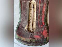 Metal Coca Cola thermometer. See photos for condition.