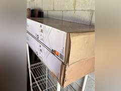 3 Shelf units  4 shelf each unit, 36”x14”x54” each  2 in unopened boxes