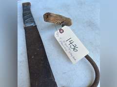 Tobacco stick, spear, tips, corn, knife, Hayhook
