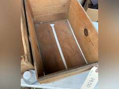 Two wooden crates, unmarked