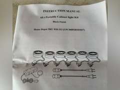 Under the cabinet lighting kit