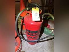3 Gallon metal tank sprayer and safety cones