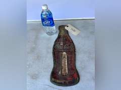 Metal Coca Cola thermometer. See photos for condition.