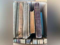 Old Books, several McGuffey readers