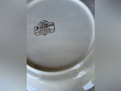 King Tom, a 72’ American tradition  plates (3), Maruta Ware (3), pie plates (2) and 1 vintage K&G Luneville France plate.