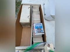 7 Boxes & 3 sandwich bags of collectible football cards.