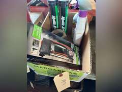 Foot pump, grease, penetrating oil, bug tar remover