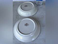 King Tom, a 72’ American tradition  plates (3), Maruta Ware (3), pie plates (2) and 1 vintage K&G Luneville France plate.
