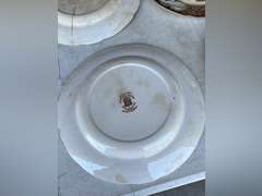King Tom, a 72’ American tradition  plates (3), Maruta Ware (3), pie plates (2) and 1 vintage K&G Luneville France plate.