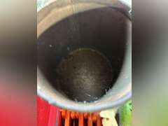 Metal bucket, and roadside emergency reflectors