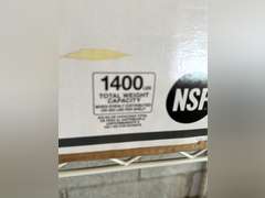 3 Shelf units  4 shelf each unit, 36”x14”x54” each  2 in unopened boxes