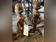 20” x 19” d Andirons.