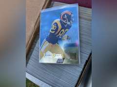 7 Boxes & 3 sandwich bags of collectible football cards.