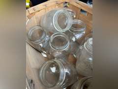 A dozen canning jars