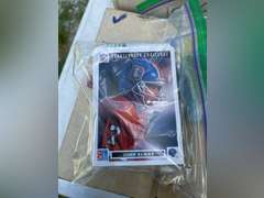 7 Boxes & 3 sandwich bags of collectible football cards.