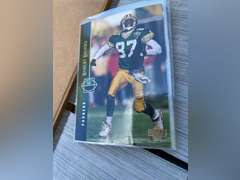 7 Boxes & 3 sandwich bags of collectible football cards.