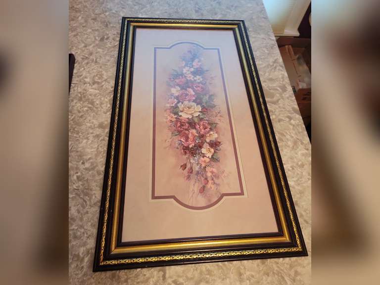 2 Framed Wall Art Pieces - possible Home Interior