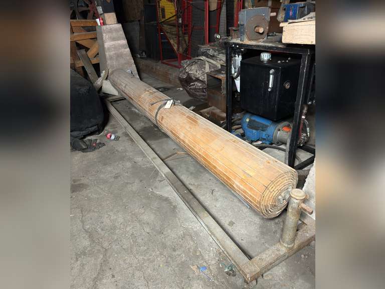 Portable Dance Floor-Condition Unknown other than what you can see. This item is extremely heavy and has several parts. The buyer is fully responsible for bringing their own manpower and equipment to load; we will not have staff to help.