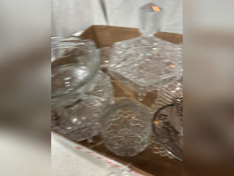 Assorted Lead Crystal Dishes
