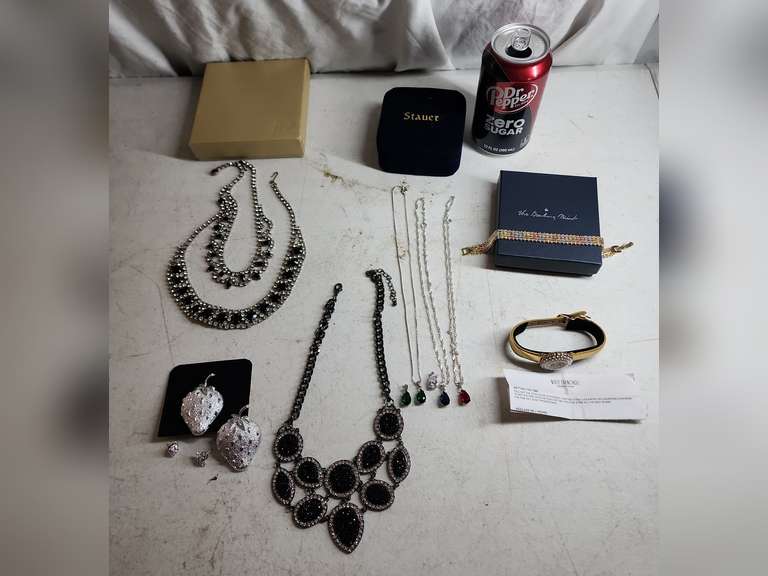 Assorted costume jewelry