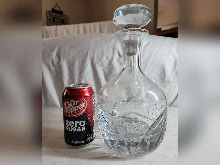 Block Crystal decanter