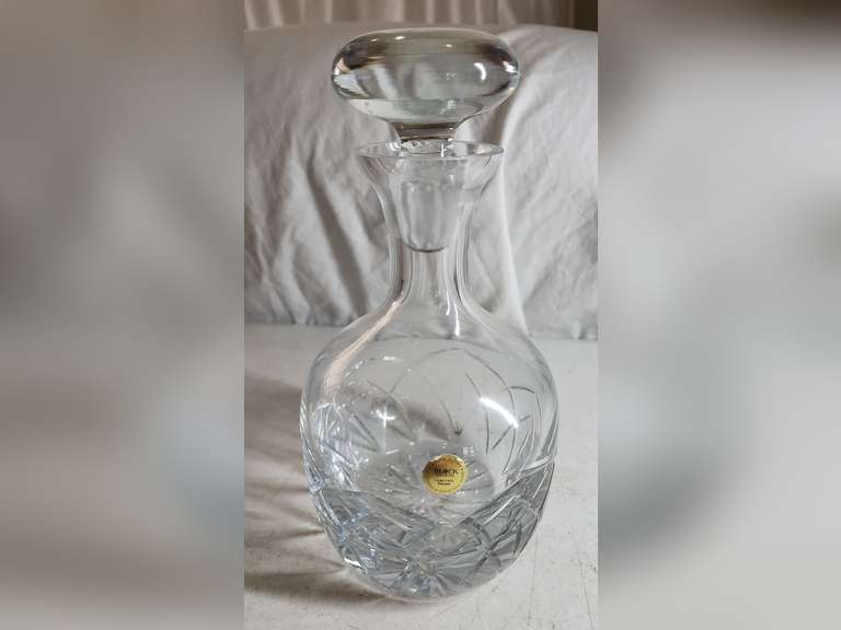Block Crystal decanter