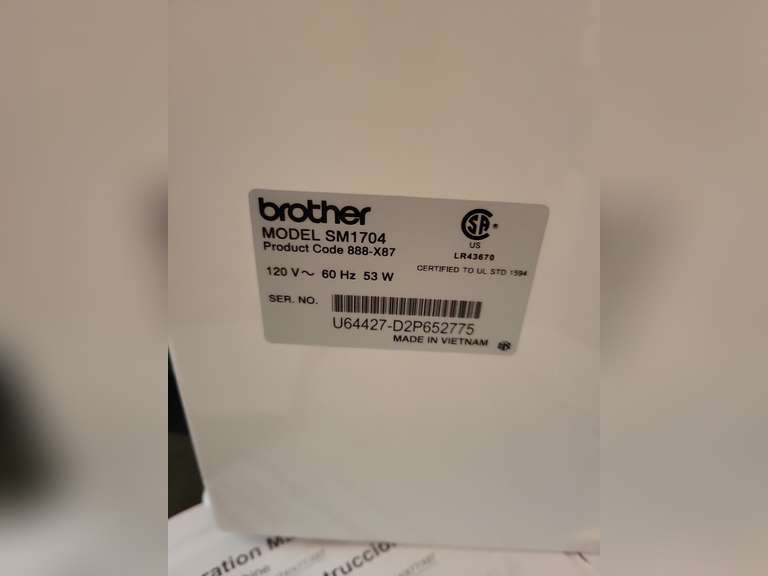 Brother Sewing Machine - SM 1704