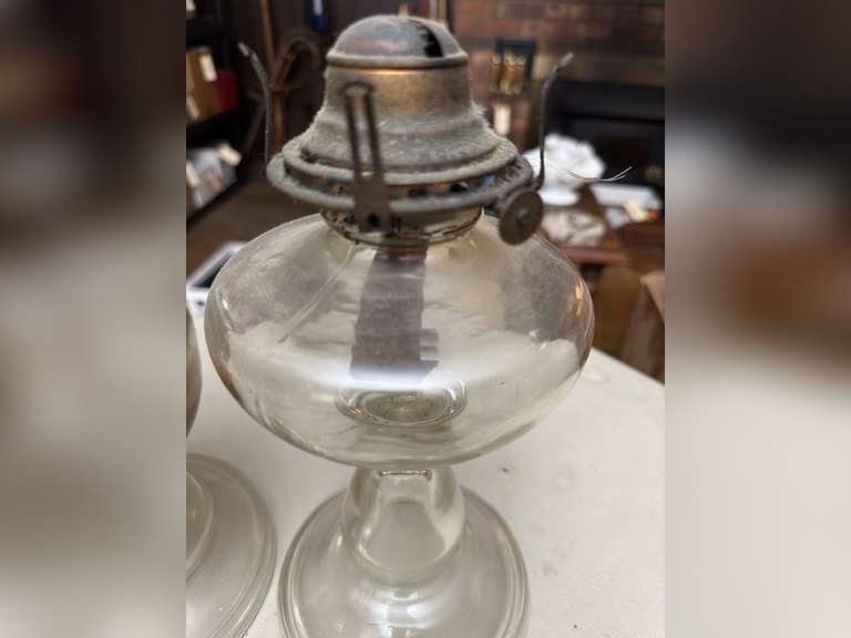 Two oil lamps
