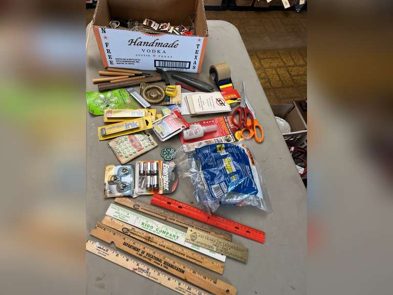 Miscellaneous items from the junk drawer.