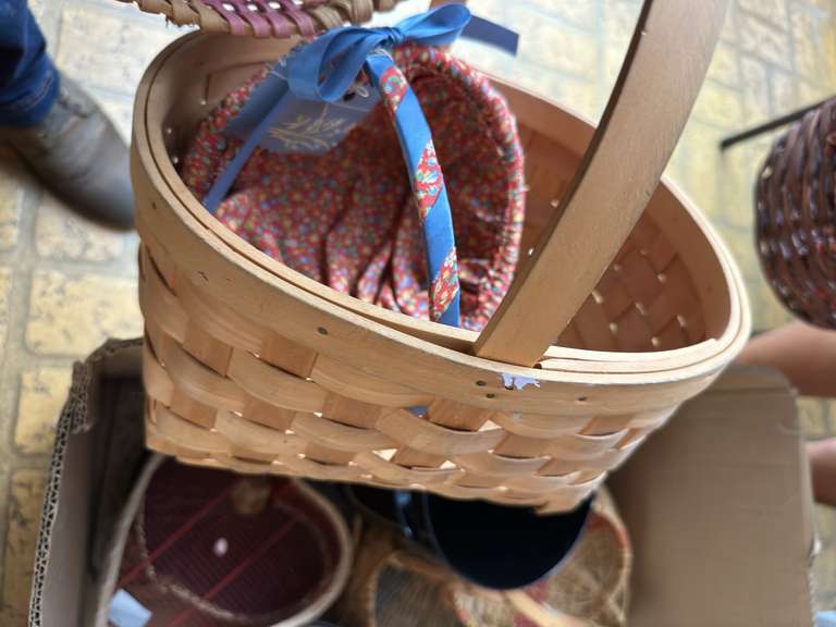 Large box of baskets