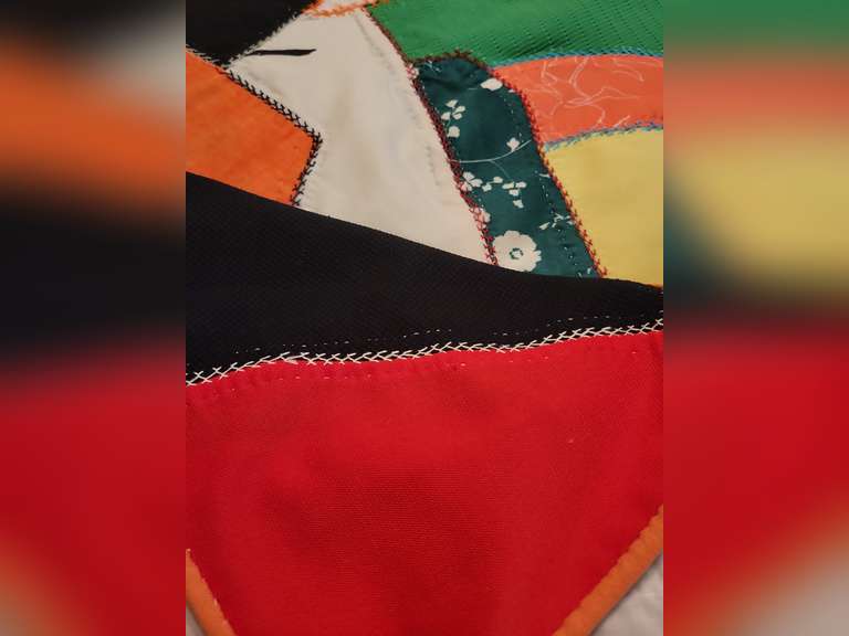 Hand Sewn Quilt, 96" x 78"