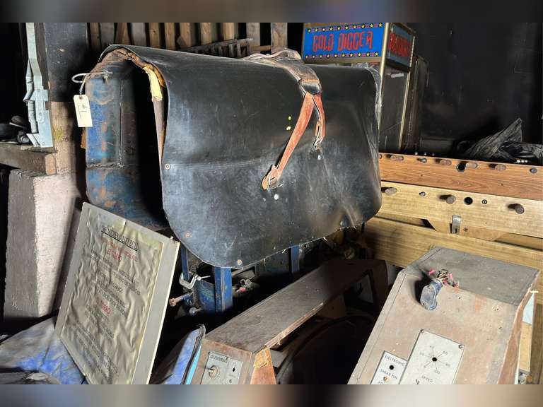 El Torro—the original Bobby Mackey's bull— purchased from Gilly's in 1979 during the filming of Urban Cowboy; this was the backup bull for the movie. Many people have been thrown off El Torro, and this is your chance to own this piece of iconic Bobby Mackey’s history! Buyer responsible to move.
