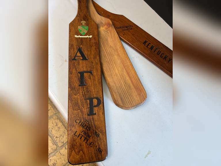 University of Wisconsin & KY Sorority paddles.