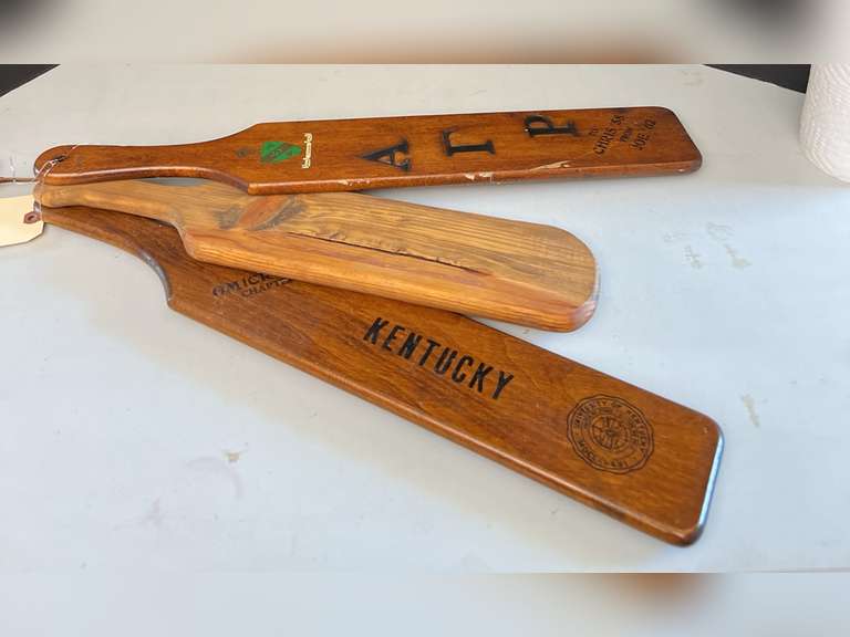 University of Wisconsin & KY Sorority paddles.